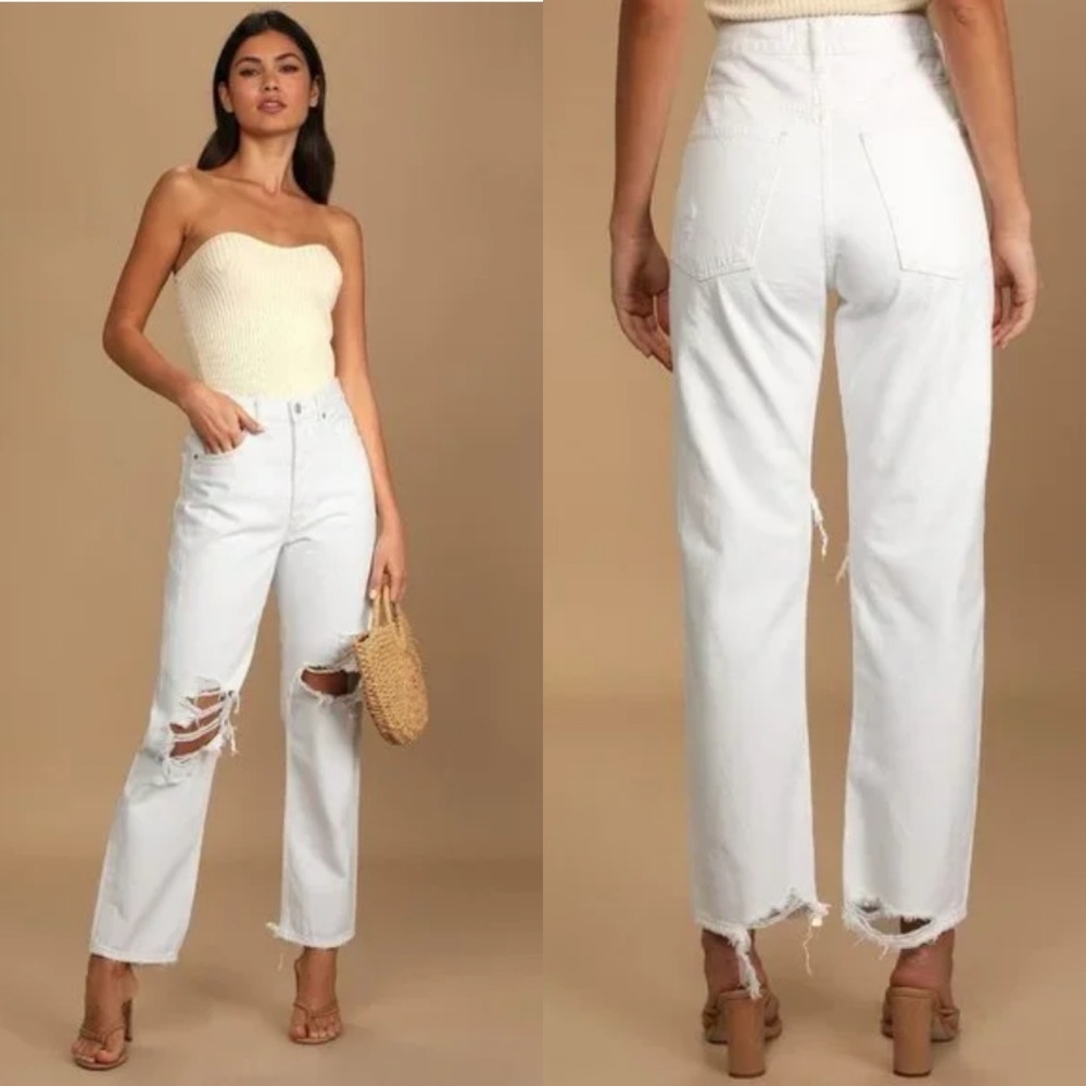 AGOLDE 90's Mid Rise Loose Fit Straight Jeans Flash